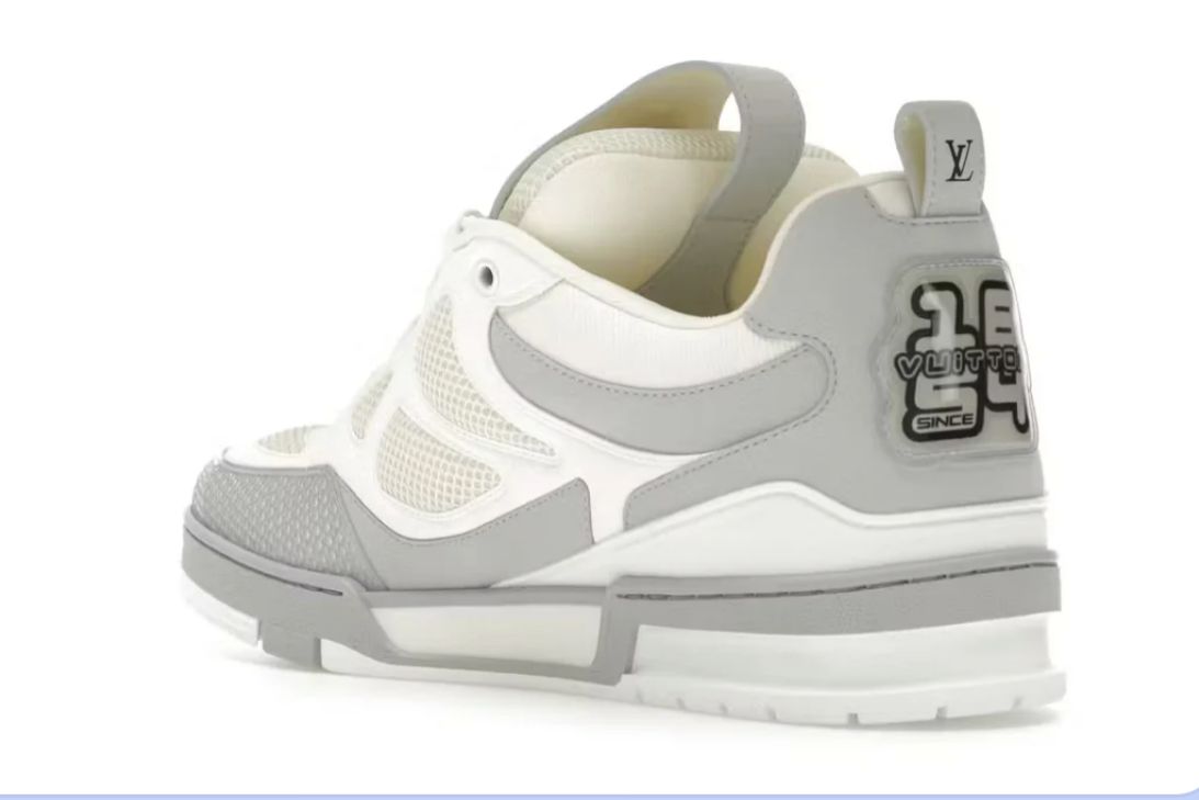 Louis Vuitton Skate grigie e bianche