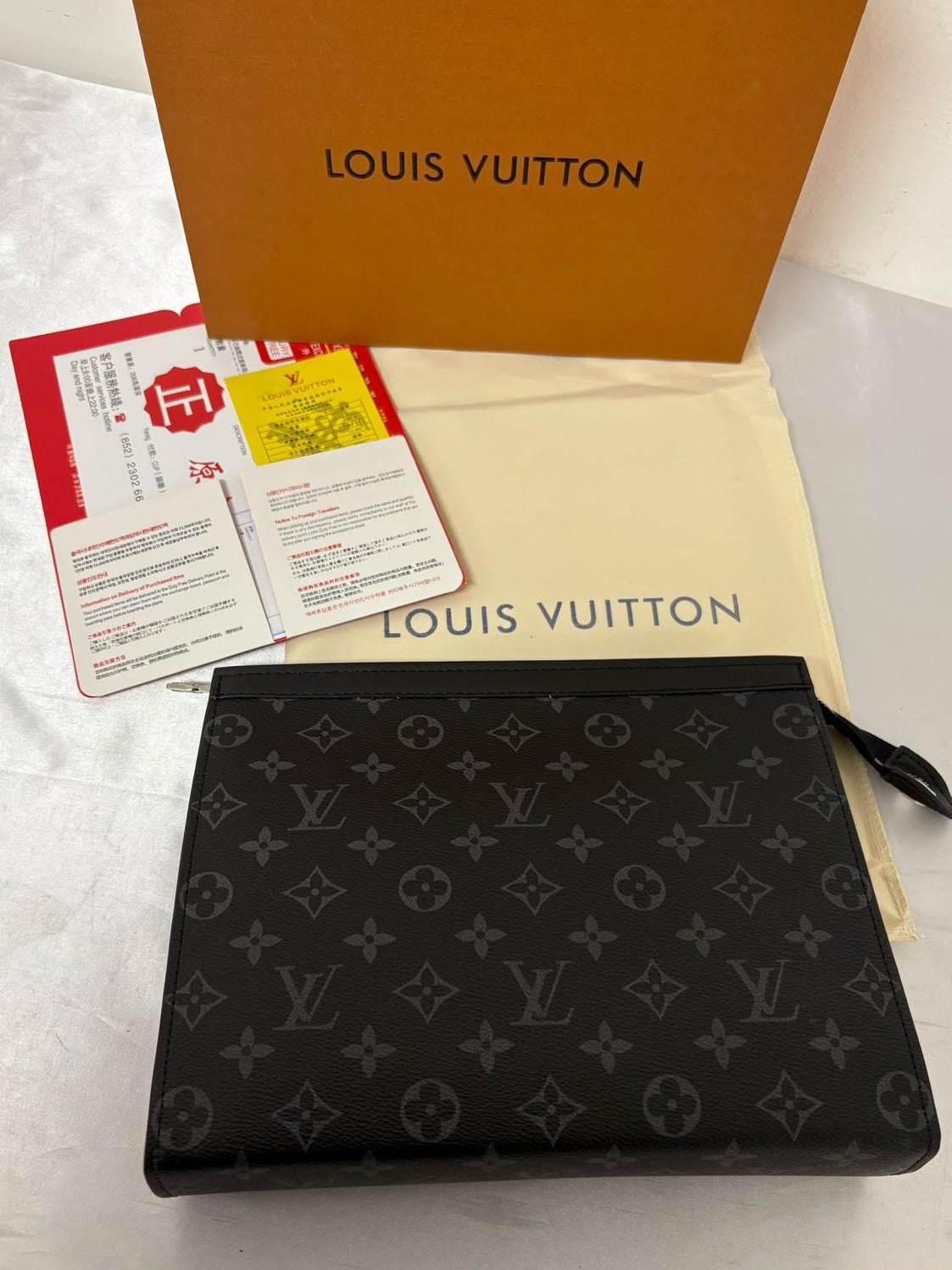 Louis Vuitton pochette Nera 21 x 36