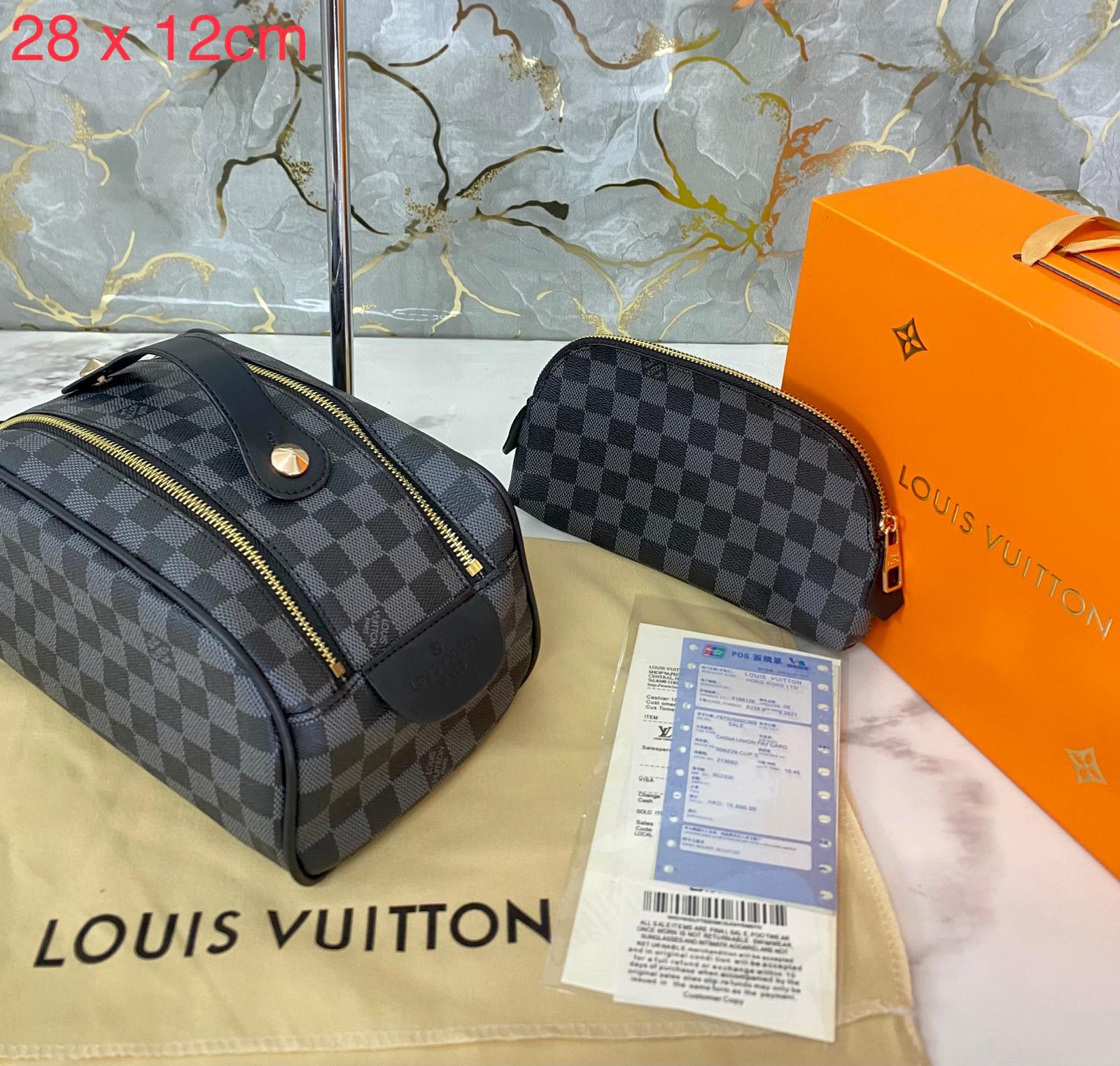 Louis Vuitton Borsa da viaggio grigio